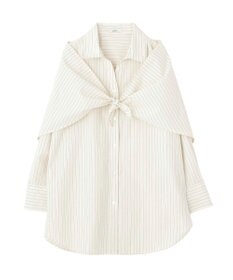 earth music&ecology 【SET ITEM】スカーフ付きスキッパーシャツ