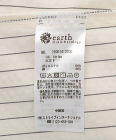 earth music&ecology 【SET ITEM】スカーフ付きスキッパーシャツ