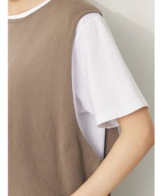 CRAFT STANDARD BOUTIQUE ＳＥＴ　カットプルオーバー＋ニットベスト