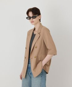 GRACE CONTINENTAL シアーハーフスリーブジャケット