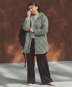 UNFILO L ハイツイストスムース バックZIP ボーダートップス