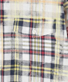 J.PRESS MEN 【J.PRESS ORIGINALS】India Madras Discharge Print Shirt