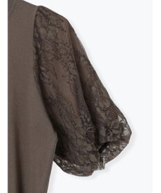 Te chichi レースバルーンスリーブニット