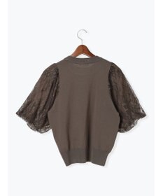 Te chichi レースバルーンスリーブニット