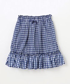組曲 KIDS 【110-140㎝】ギンガムチェックプリーツ スカート