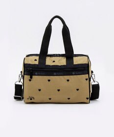 EVERYDAY SM SATCHEL/モカブラックハートエンブロイダリー