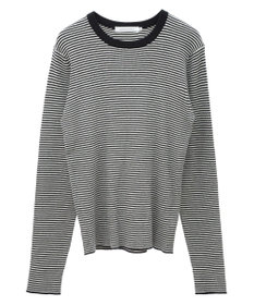 AMERICAN HOLIC バイパチクルーネックリブニットプルオーバー