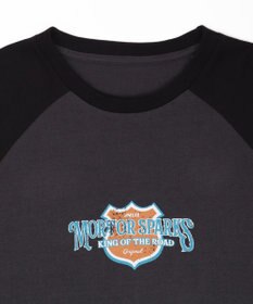 WEGO リラックスフィットグラフィックラグランT（7S）