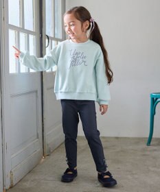 ANY KIDS 裾リボン 無地レギンス