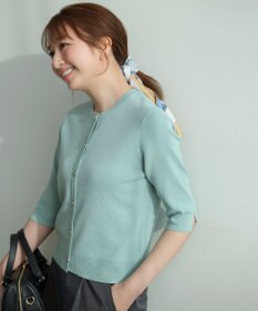 ANY SIS S 【アイスタッチ】ハーフスリーブ カーディガン