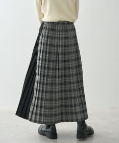 AMERICAN HOLIC シャギーチェックプリーツスカート