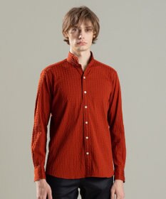 JOSEPH HOMME トリックジャガードストレッチ　ウイングカラーシャツ
