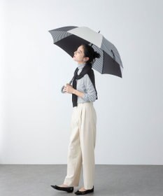 +RING レディース向け プラスリング 長傘60cm BLK/GNG T1290