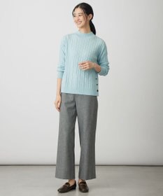 J.PRESS LADIES L WOOL BLEND AIR ハイネック ニット