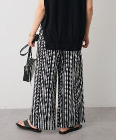 CRAFT STANDARD BOUTIQUE レーヨン総柄ワイドパンツ