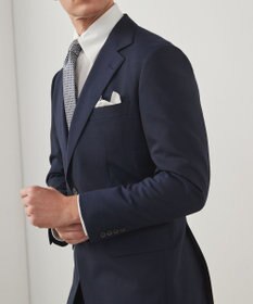 GOTAIRIKU 春夏向け【形態安定】SUMMERPREMIUMPLEATS_スナップダウンカラー _織柄_ 長袖ドレスシャツ(25年春夏モデル)