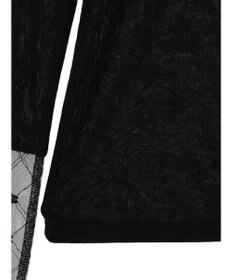 earth music&ecology チュールビジュープルオーバー