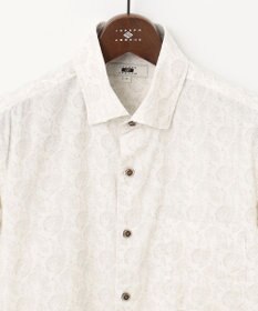 JOSEPH ABBOUD 【ソフトな着心地】ペイズリー柄 コーデュロイシャツ