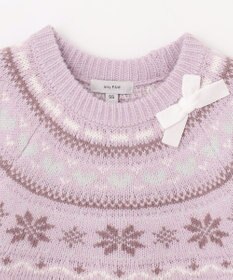 ANY KIDS ノルディック柄 ニット