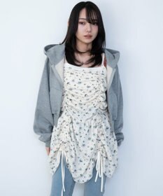 WEGO ドロストデザインキャミワンピース