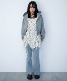 WEGO ドロストデザインキャミワンピース