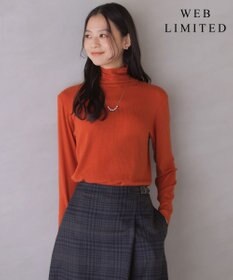 J.PRESS LADIES S 【レイヤードスタイルに・WEB限定カラーあり】カシミヤシルク シアーリブ タートル カットソー