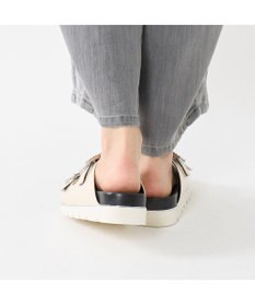 MODE ET JACOMO <carino>厚底ビジューバックルサンダル