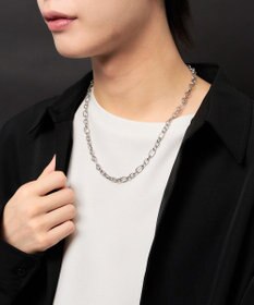 WEGO ステンレスチェーンネックレス50cm