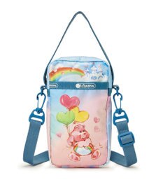 LeSportsac MINI PHONE CROSSBODY/ケアベアレインボー