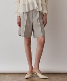 GRACE CONTINENTAL ストライプショートパンツ