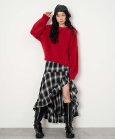 WEGO シャギーニットプルオーバー