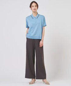 J.PRESS LADIES L DRY COTTON ポロ ニット