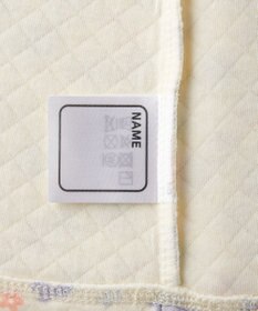 MIKI HOUSE HOT BISCUITS 【80-120cm】 あったかキルト素材 小花柄 腹巻き付き長袖パジャマ