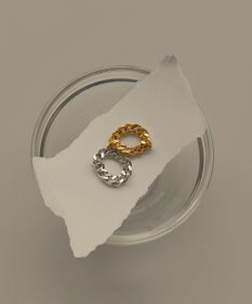 Phoebe 【金属アレルギー対応】ソリッドキヘイリング　シルバー