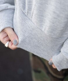 WEGO ダメージショートジップパーカー