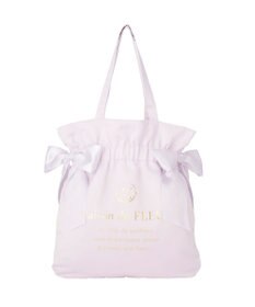 Maison de FLEUR ダブルリボンギャザートートバッグ