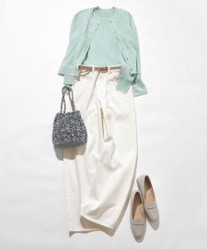 ANY SIS 【美Denimシリーズ】セミカーブワイド デニム