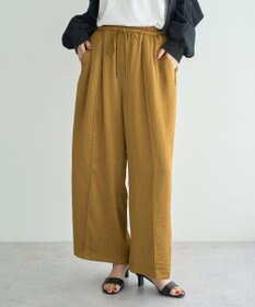 YECCA VECCA ビンテージサテンイージーワイドパンツ