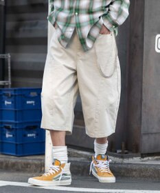 WEGO 【SMLサイズ展開】チェーン付きバルーンショーツ