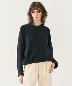 BEIGE， 【洗える】BROOM / スウェット風プルオーバードロストトップス