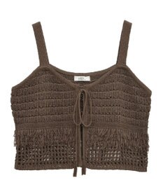 earth music&ecology フリンジニットビスチェ