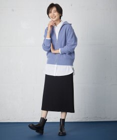 J.PRESS LADIES 【洗える】デュアルウォームポンチ スカート