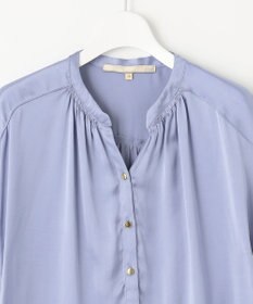 自由区 【XSサイズあり/洗える】ビンテージサテン ブラウス