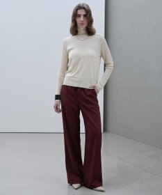 BEIGE， 【新色追加】LA MONNAIE /  カラーブロッキングタートルニット