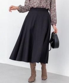 組曲 ツイル起毛フレア スカート