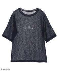 Green Parks ｍｉｆｆｙ／シアーリブプリントＴシャツ
