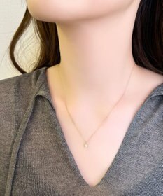 Phoebe 【金属アレルギー対応】ワンスパークネックレス/サージカルステンレス ゴールド