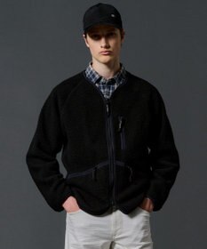 JOSEPH ABBOUD MOUNTAIN 【軽量/レイヤードにおすすめ】ボアフリース カーディガン