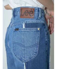 earth music&ecology Ｌｅｅ×ｅ．ｍ．ａ．ｅ　切替デニムフレアパンツ