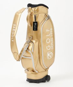 23区GOLF 【UNISEX】エレガントエナメルキャディバッグ　キャスター付きで移動もラクチン